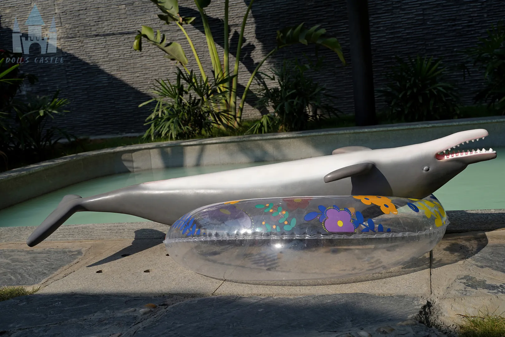 Patung Seks Silikon Dolphin 130cm (4 kaki 3 inci) dengan Reka Bentuk Realistik